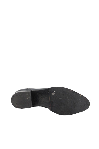 Rag & Bone Womens Leather Pointed Toe Ankle Boots Black Size 37 7
