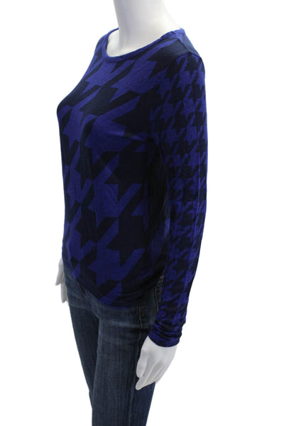 Stella McCartney Women Jersey T-Shirt Blue Size 36
