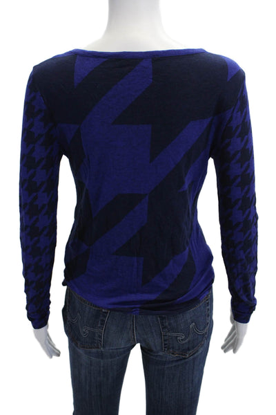 Stella McCartney Women Jersey T-Shirt Blue Size 36