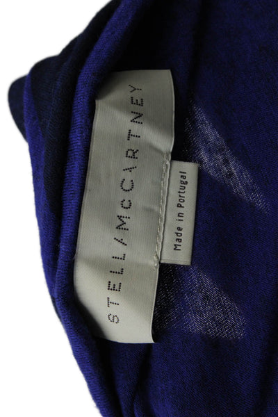 Stella McCartney Women Jersey T-Shirt Blue Size 36
