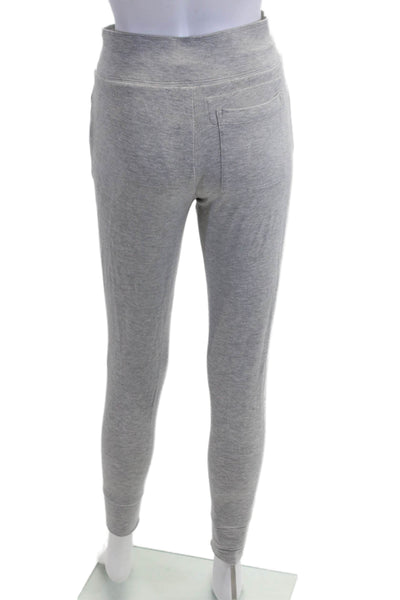 Athleta Womens Elastic Waist Drawstring Jogger Sweatpants Gray Size 2XS