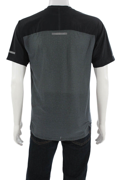 Nike Men Black Sports T-Shirt Crew Neck Short Sleeve Size S
