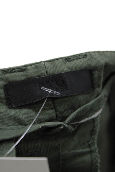 ATM Mens Chino Shorts Green 100% Cotton Size 30