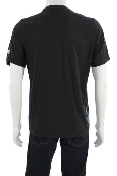 Adidas Mens Black City Graphic T-Shirt Size M