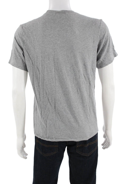 Nike Mens Gray Graphic Cotton Crew Neck Short Sleeve T-Shirt Size M
