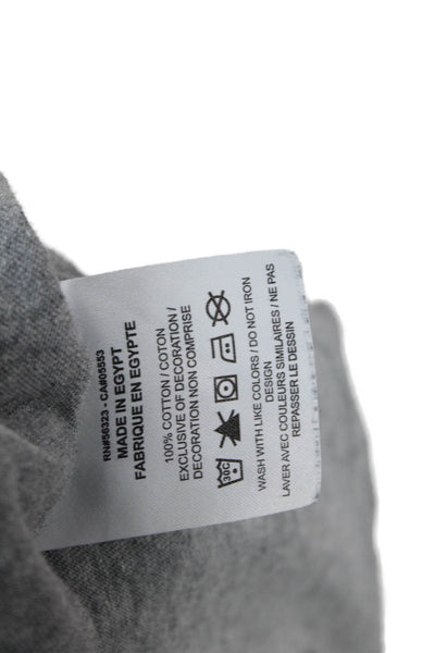 Nike Mens Gray Graphic Cotton Crew Neck Short Sleeve T-Shirt Size M