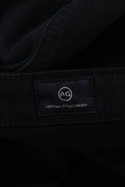 AG Adriano Goldschmied Womens Cropped Ankle Pants Dark Blue Size 30