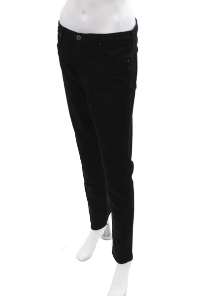 AG Adriano Goldschmied Unisex Skinny Tapered Black Jeans Size 30