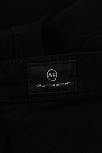 AG Adriano Goldschmied Unisex Skinny Tapered Black Jeans Size 30