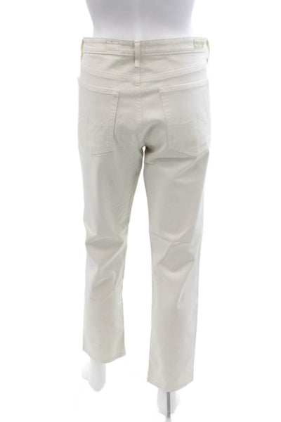 AG Adriano Goldschmied Unisex Cropped Ankle Pants White Size 31