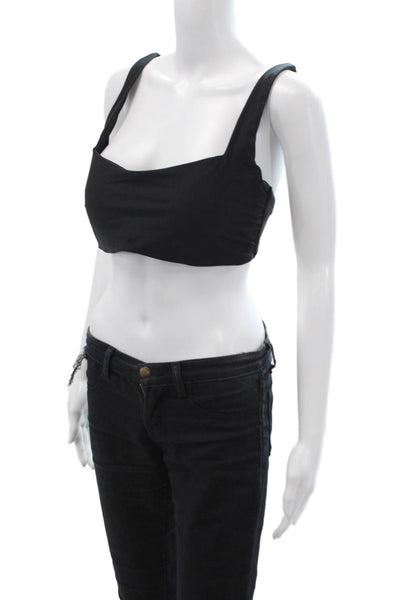 Athleta Womens Under Wire Sports Bra Black Size 38 D/38 DD