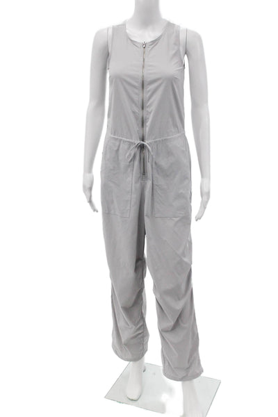 Athleta Women Gray Sleeveless Jumpsuit Petite Size 2XS