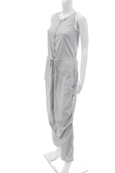 Athleta Women Gray Sleeveless Jumpsuit Petite Size 2XS