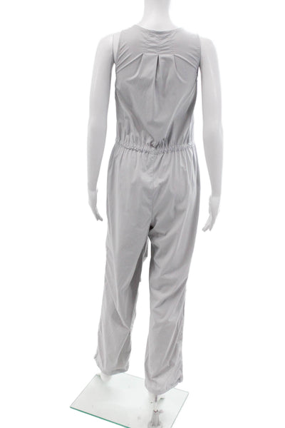 Athleta Women Gray Sleeveless Jumpsuit Petite Size 2XS