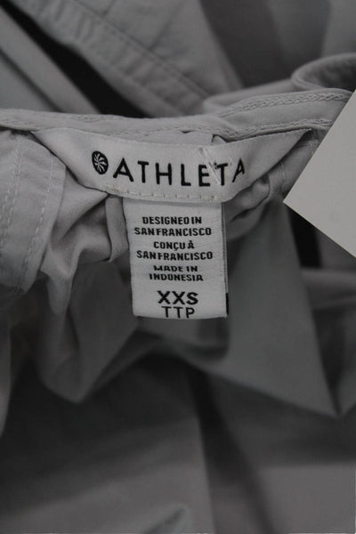 Athleta Women Gray Sleeveless Jumpsuit Petite Size 2XS