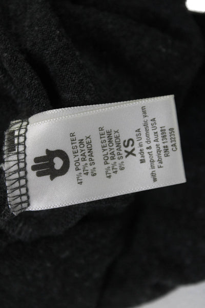 Spiritual Gangster Women Dark Gray Pullover Sweatshirt Graphic Crewneck Size XS