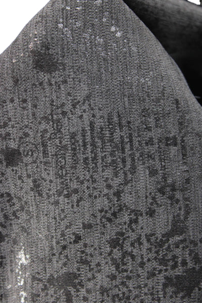 Sweaty Betty Women Dark Gray Ankle Cropped Nylon Leggings Zip Size S