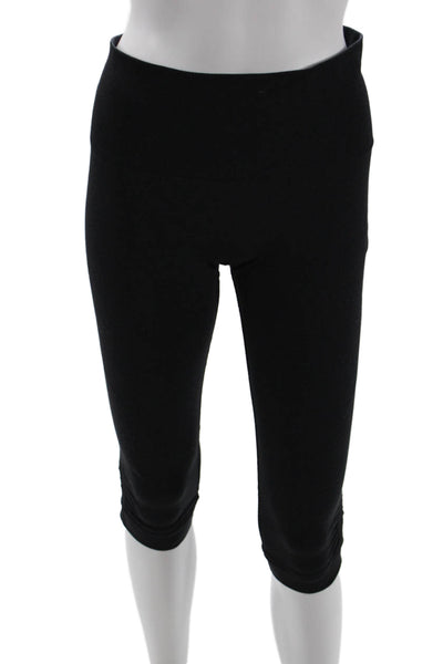 Lululemon Women Capri Leggings Black Nylon Size 6