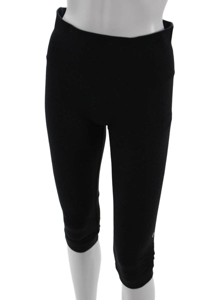 Lululemon Women Capri Leggings Black Nylon Size 6