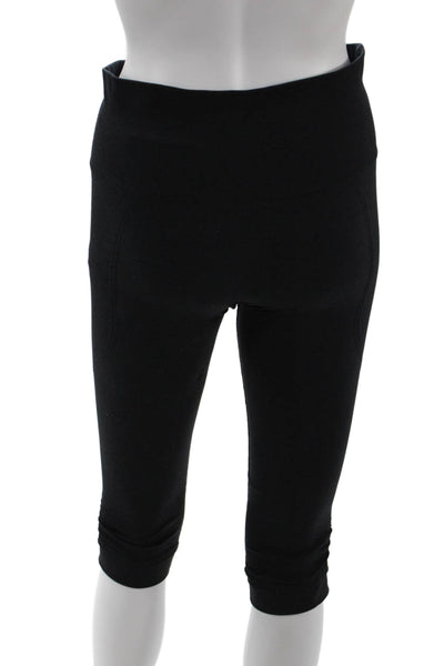 Lululemon Women Capri Leggings Black Nylon Size 6