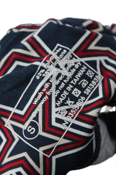 Sweaty Betty Women Ankle Cropped Leggings Dark Blue Stars Size S