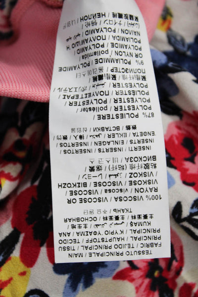 Love Moschino Womens Peasant Maxi Skirt Floral Blue Size 2