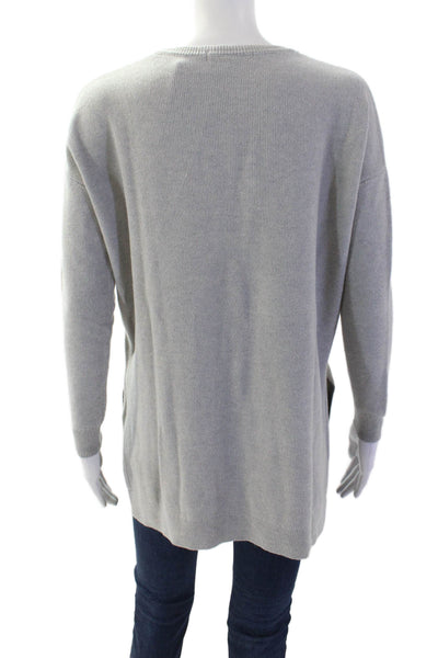 Boden Unisex Gray V-Neck Pullover Sweater Wool Viscose Long Sleeve Size S