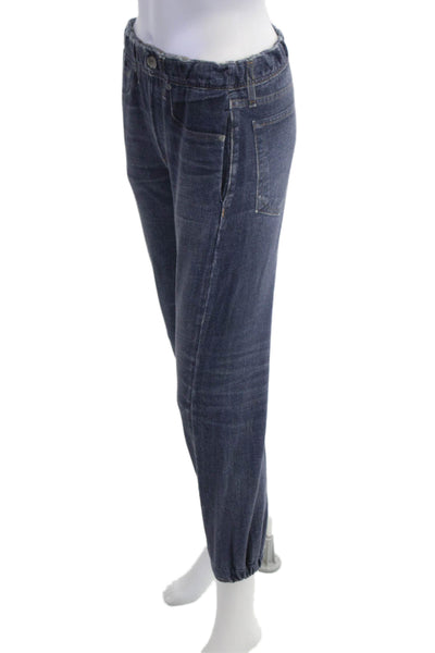 Rag & Bone Women Cropped Ankle Maternity Jeans Dark Blue Size 2XS