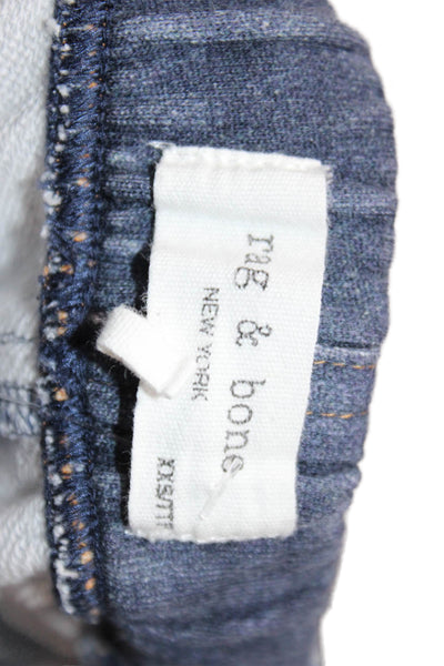 Rag & Bone Women Cropped Ankle Maternity Jeans Dark Blue Size 2XS
