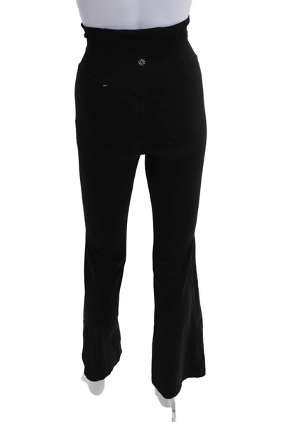 Athleta Women Black Nylon Leggings Size 2XS
