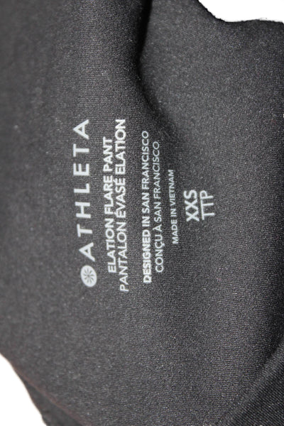 Athleta Women Black Nylon Leggings Size 2XS