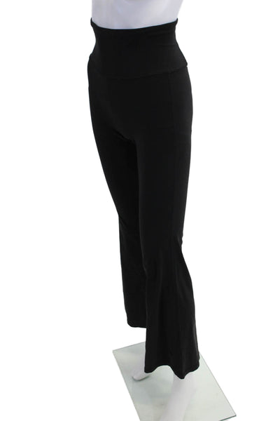 Athleta Women Black Nylon Leggings Solid Fall Size 2XS