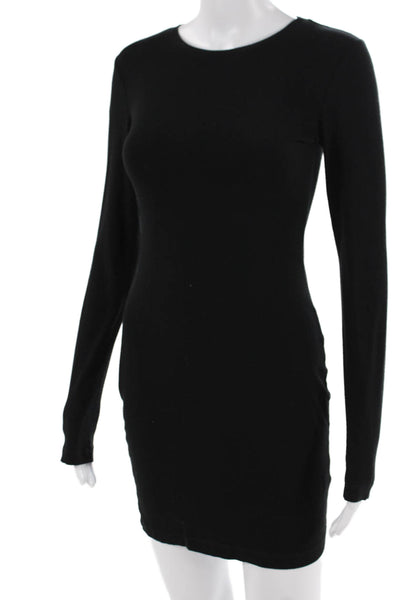 Kimberly Ovitz, Women Dresses Bodycon Mini Black Long Sleeve Size S