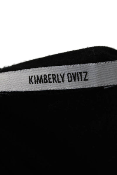 Kimberly Ovitz, Women Dresses Bodycon Mini Black Long Sleeve Size S