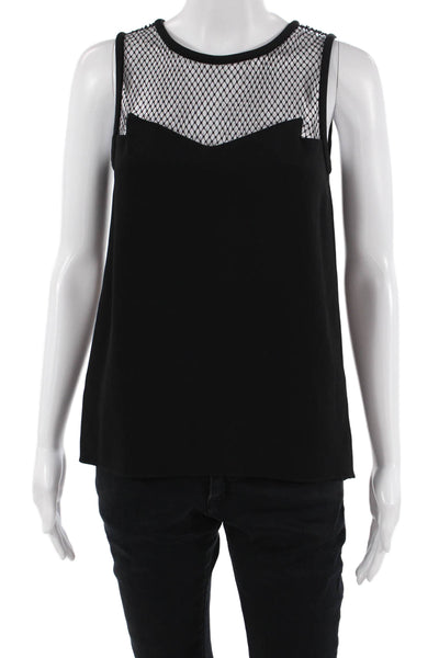 Rag & Bone Women Black Sleeveless Tank Round Neck Designer Size XS