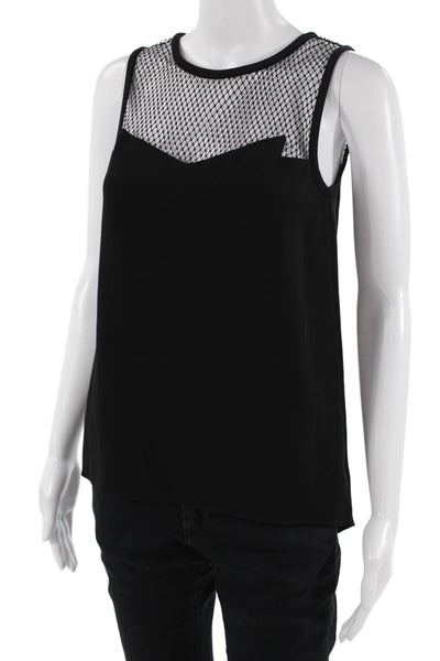 Rag & Bone Women Black Sleeveless Tank Round Neck Designer Size XS