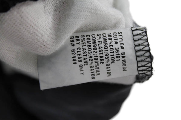 Artelier Nicole Miller Unisex Black Cotton Pullover Sweater Crewneck Size S