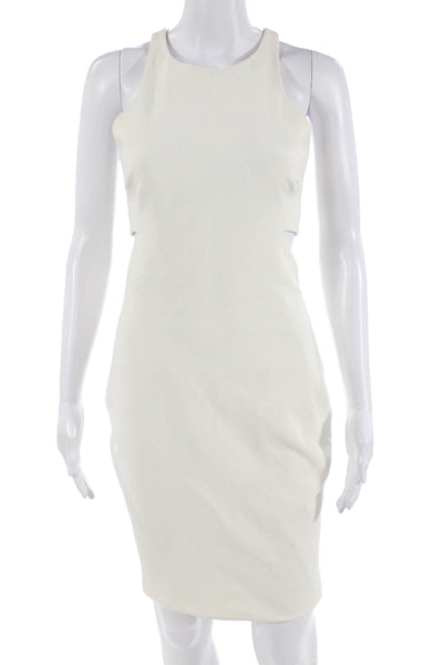 Elizabeth & James Women Bodycon Sheath White Dress Size 4