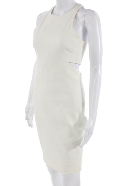 Elizabeth & James Women Bodycon Sheath White Dress Size 4
