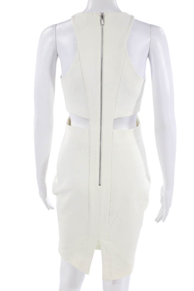Elizabeth & James Women Bodycon Sheath White Dress Size 4