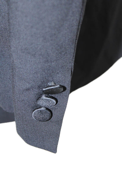 Donna Karan Signature Men Classic Black Wool Suit Jacket Size 42