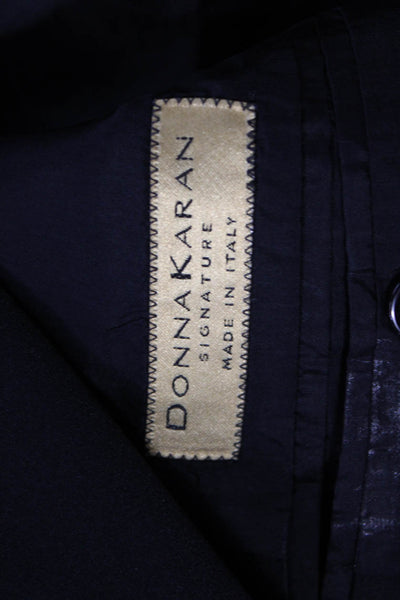 Donna Karan Signature Men Classic Black Wool Suit Jacket Size 42