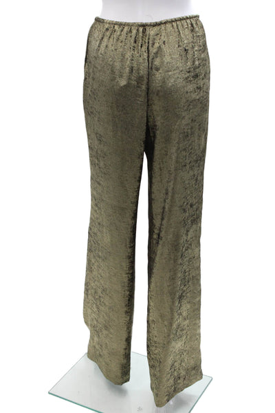 Zara Womens Green Polyester Drawstring Sweatpants Size XS