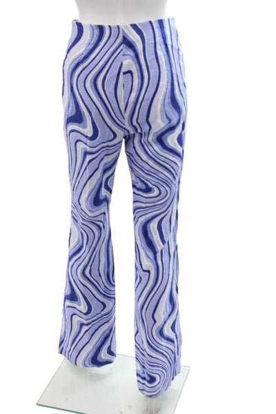 Zara Unisex Blue Cotton Blend Pants Size S