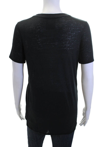 Lululemon Womens Black Basic Crew Neck Short Sleeve T-Shirt Size 6