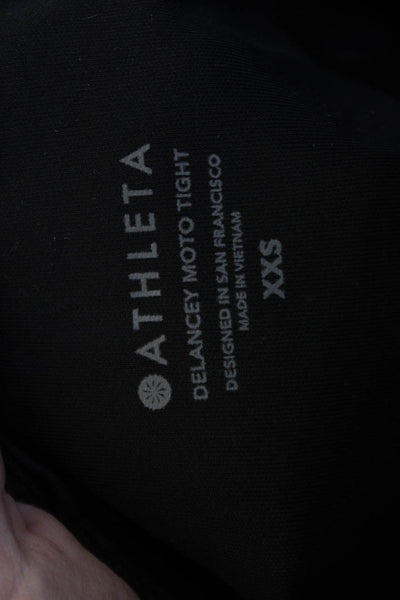 Athleta Women Ankle Jeggings Black Nylon Blend Size 2XS