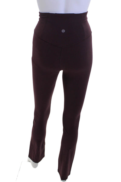 Athleta Women Brown Leggings 75% Nylon 25% Lycra Size 2XS