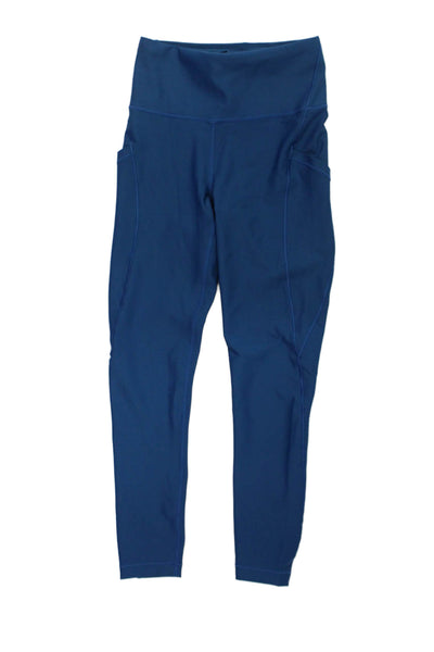 Athleta Women Blue Polyester Blend Leggings Size 2XS