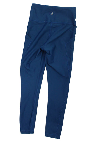Athleta Women Blue Polyester Blend Leggings Size 2XS