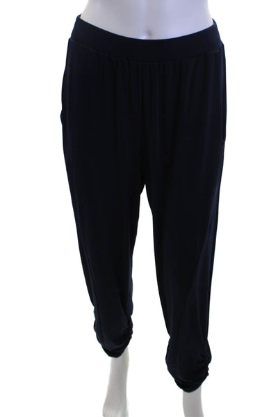 Ripley Rader Women Dark Blue Harem Pants Bohemian Solid Size 3